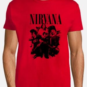 Nirvana Man Tshirt Red