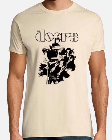 The Doors Man Tshirt PNG White