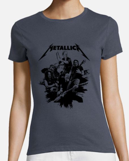 Metallica Woman Tshirt Orange