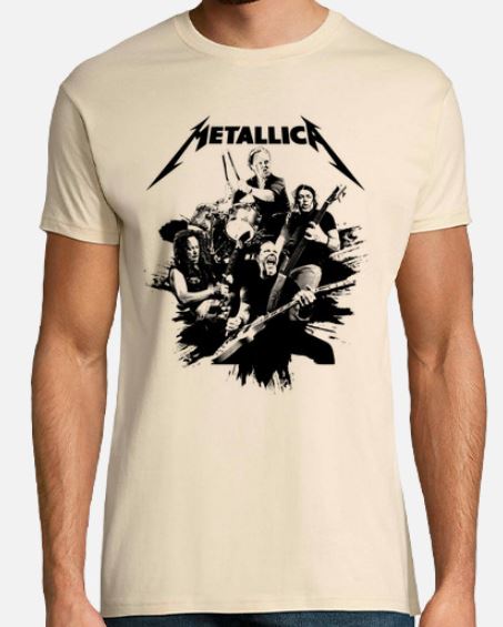 Metallica Man Tshirt White