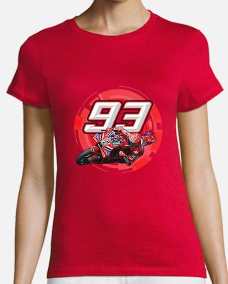 Marc Marquez Woman Tshirt PNG Red