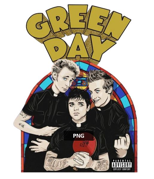 Green Day Tshirt PNG Download